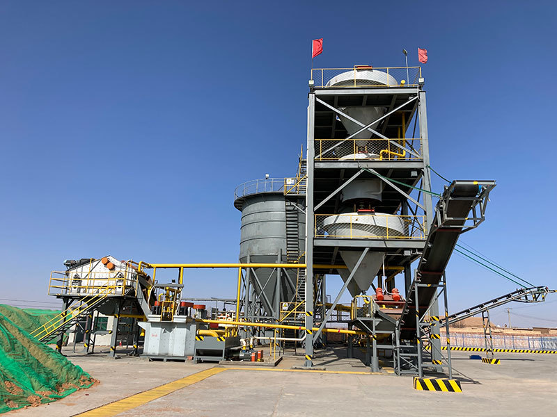 Oil fracturing sand production line