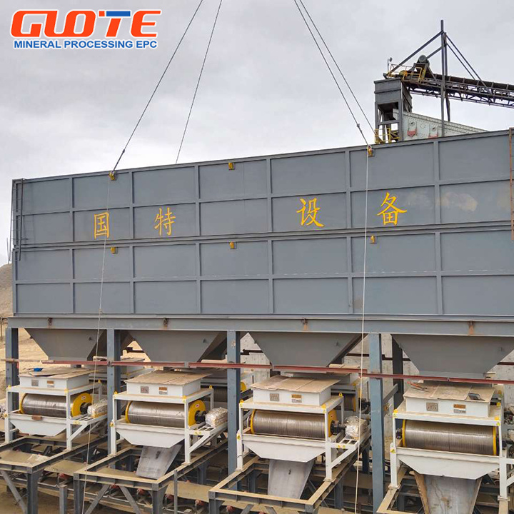 Permanent Magnet Dry Rotary Drum Magnetic Separator