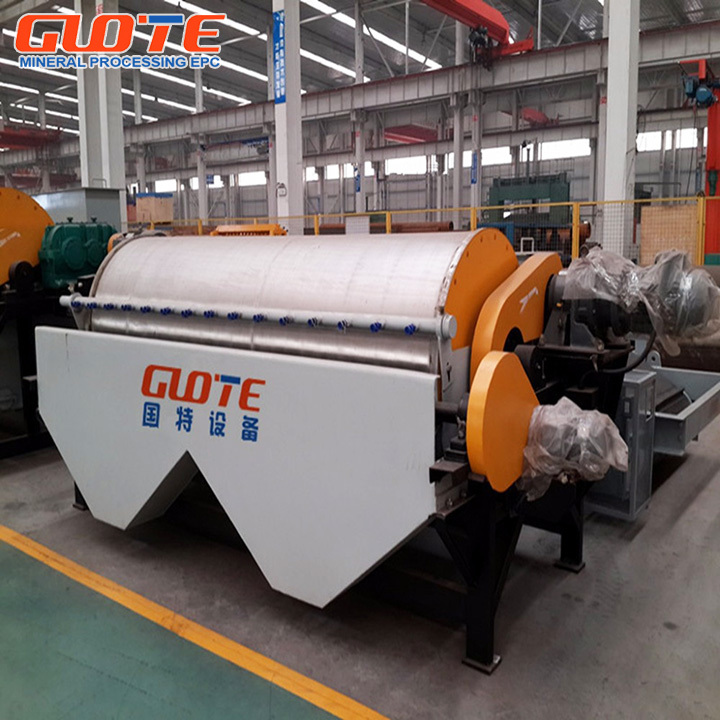 Permanent Magnet Rotary Wet Drum Magnetic Separator