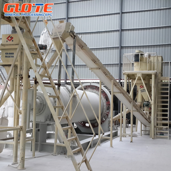 Quartz powder production line