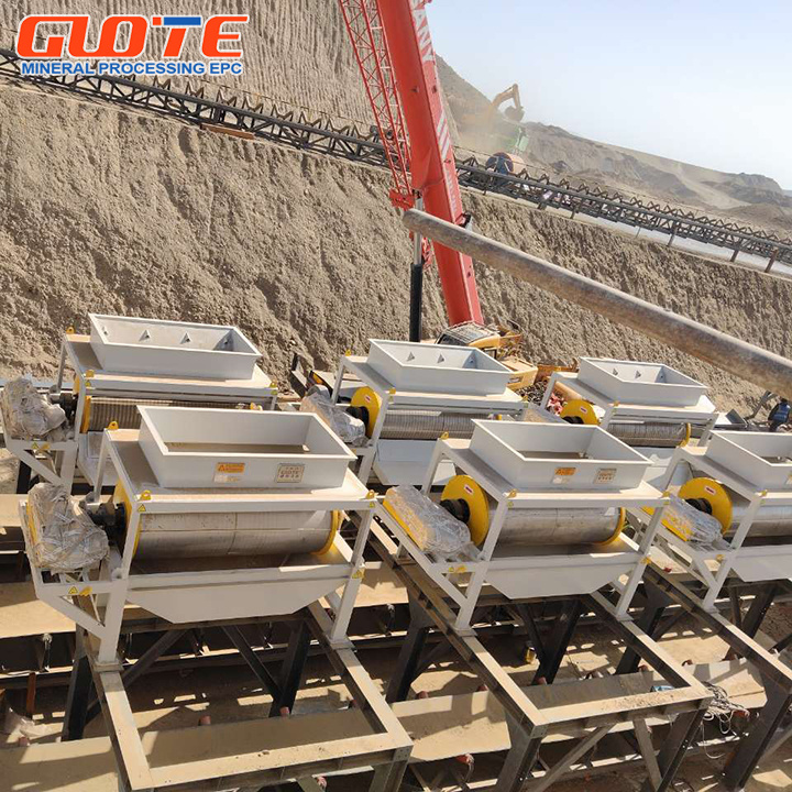 Permanent Magnet Dry Rotary Drum Magnetic Separator