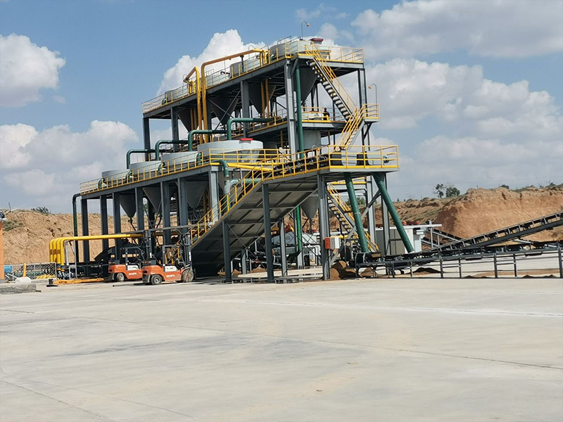 Petroleum fracturing sand processing line