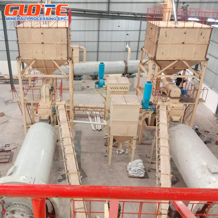 Quartz powder production line