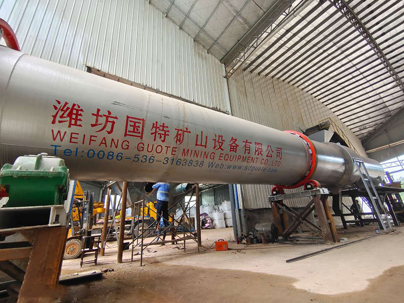 Single drum dryer