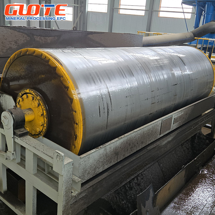 Permanent Magnetic Rotary Wet Drum Magnetic Separator