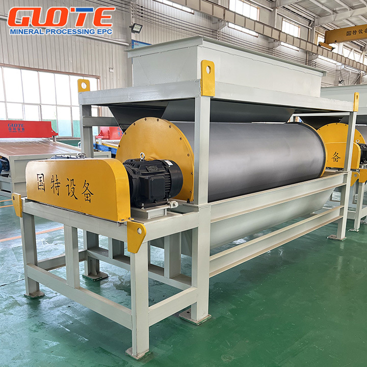 Permanent Magnet Dry Rotary Drum Magnetic Separator