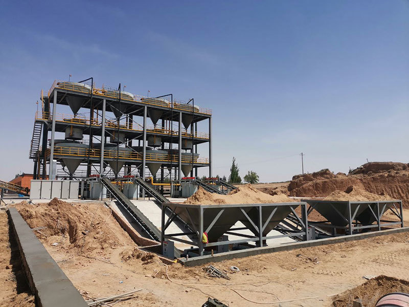 Oil fracturing sand production line