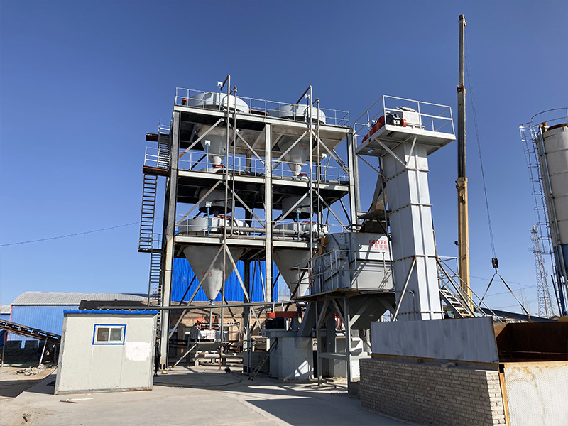 Petroleum fracturing sand processing line