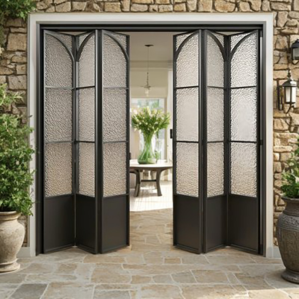 French-style vintage folding doors