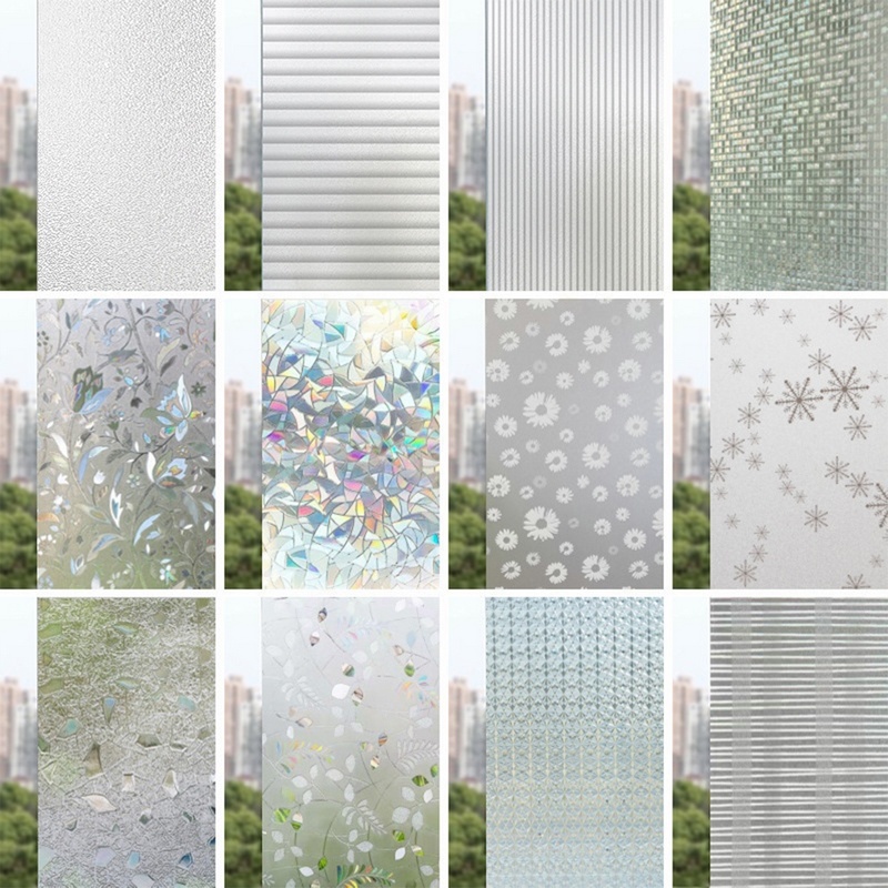 Static-free adhesive glass film