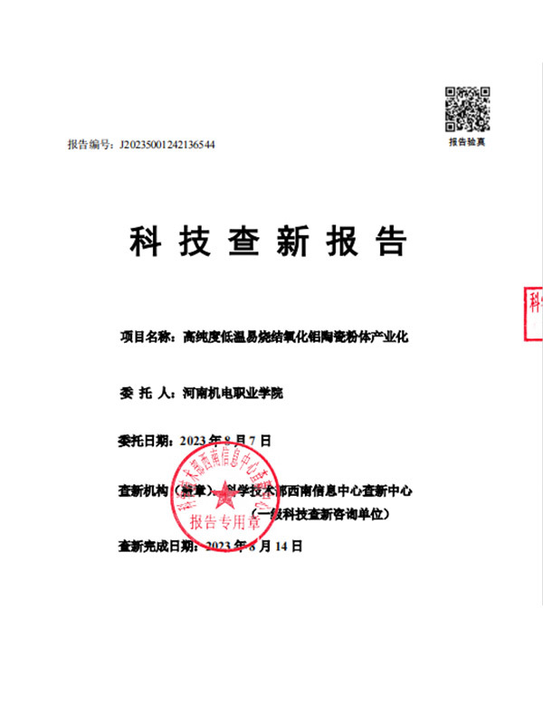 科技查新报告