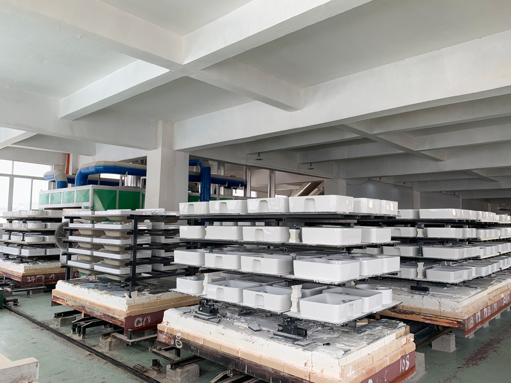 Kiln end - product discharge