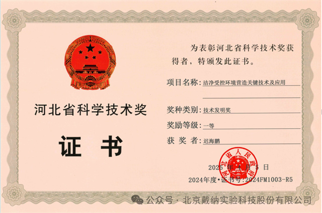Good News | Dynaflow Wins First Prize in Hebei Provincial Science and Technology Invention