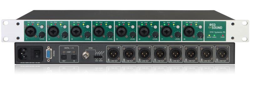 全球音蘭上市Redsound Systems P8 八通道話筒放大器數(shù)字話放