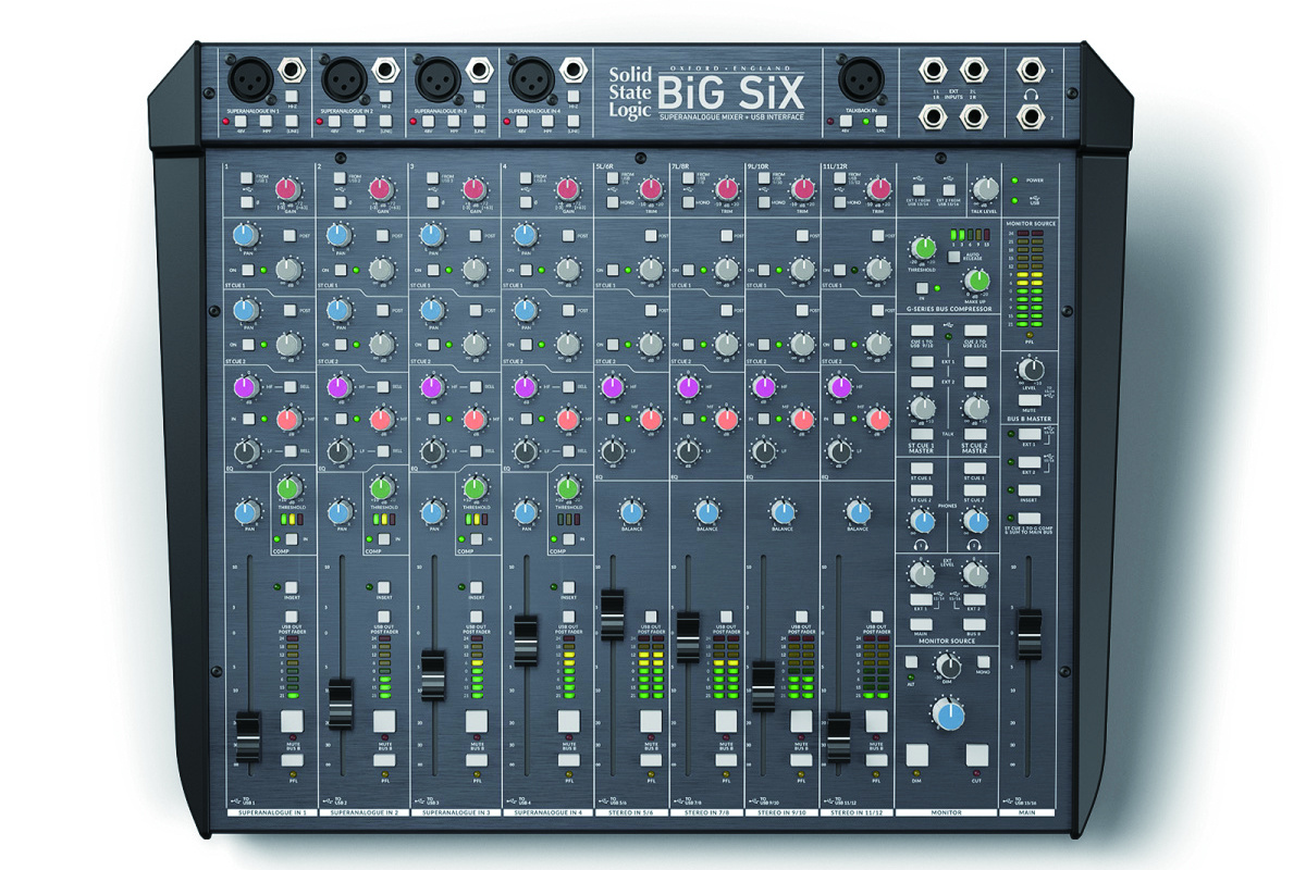 Solid State Logic?SSL ?BiG SiX 12通道模擬調(diào)音臺器