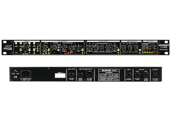 Drawmer MX60 立體聲母帶總線壓縮限制器