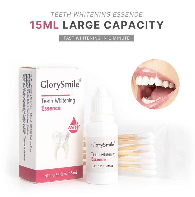 Glorysmile 15ml Suero Blanqueador de Dientes Esencia de Blanqueamiento Rápido