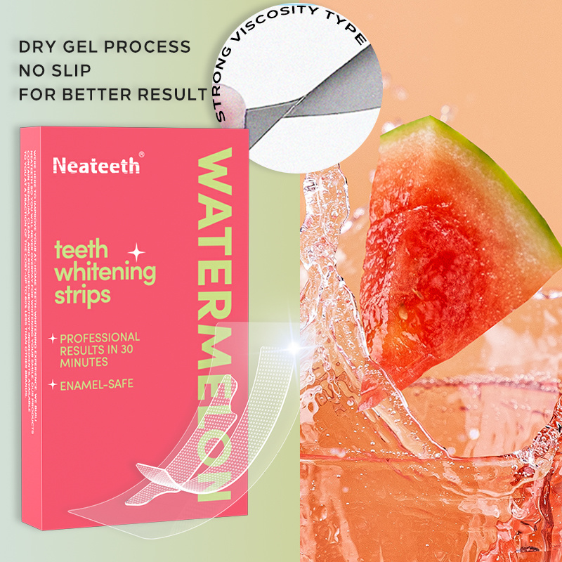 Watermelon Flavor PAP Teeth Whitening Dry Strips