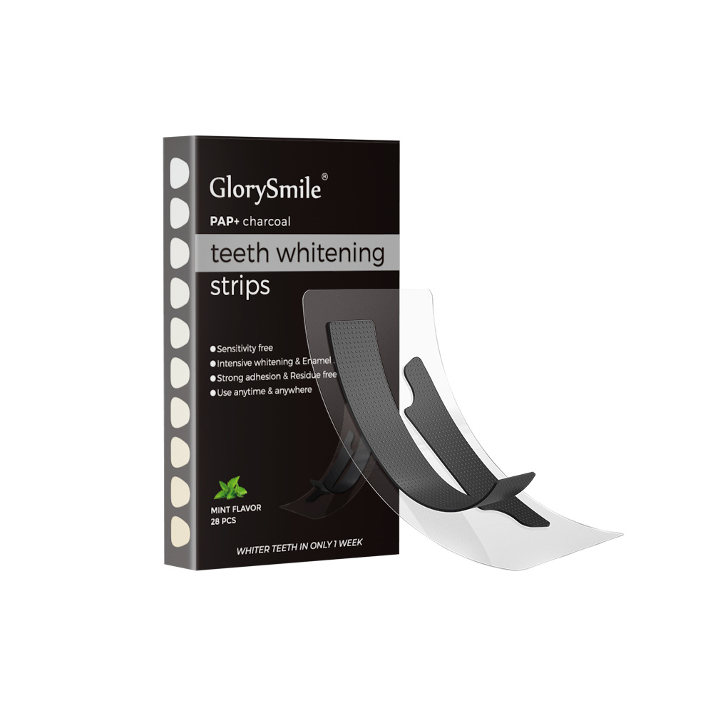 Glorysmle PAP + Bandes de blanchiment des dents au charbon de bois en gros