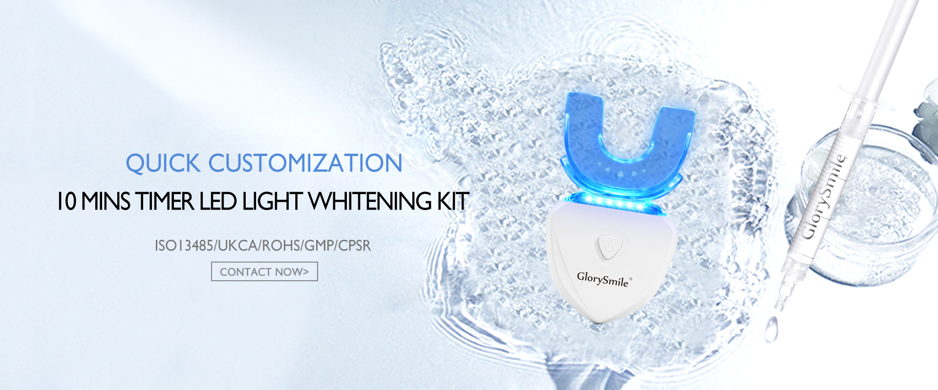 Glorysmile Private Logo 10 Minutes Timer 6 Led Teeth Whitening Light