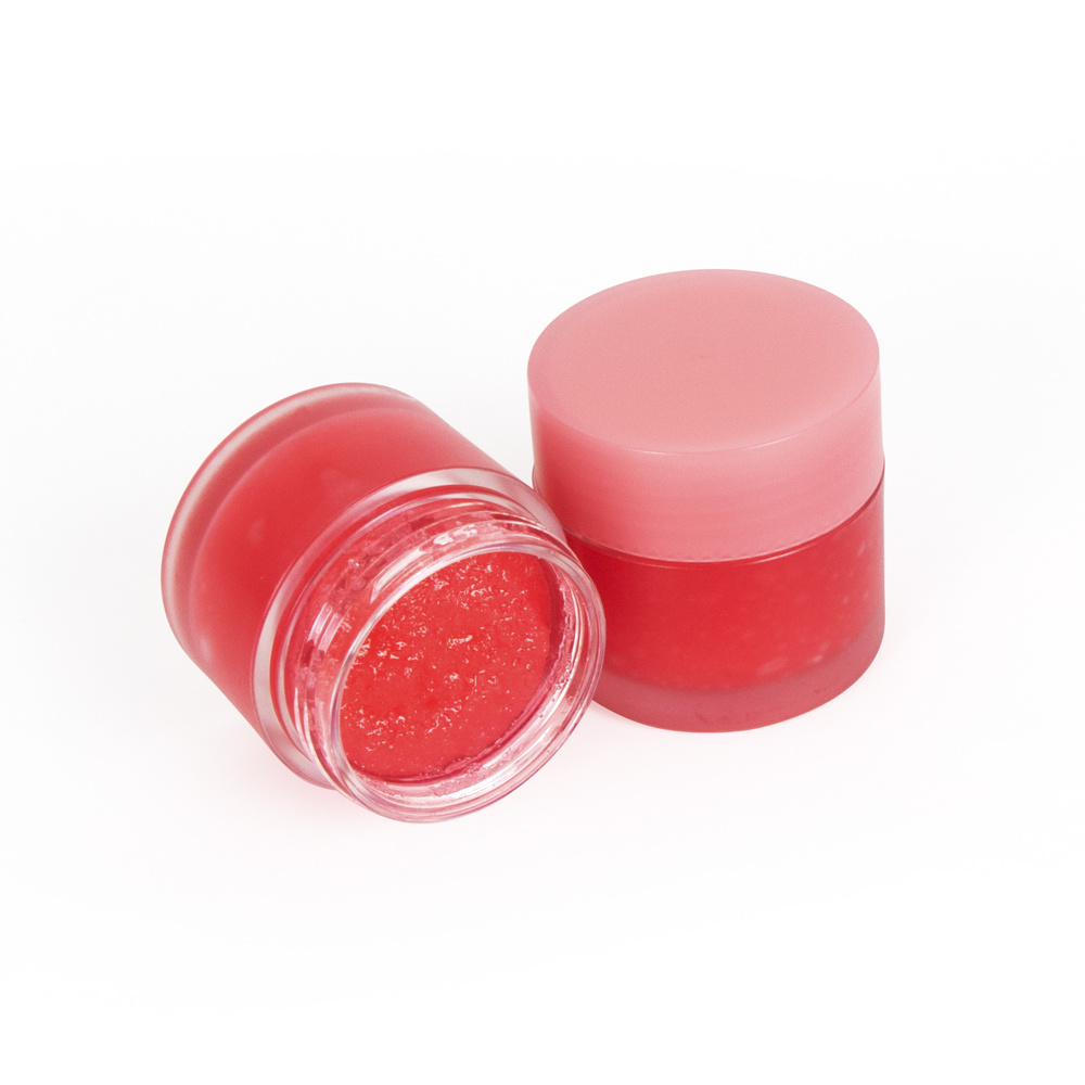 Aardbeiensmaak Exfoliëren 20g Lip Scrubs Groothandel