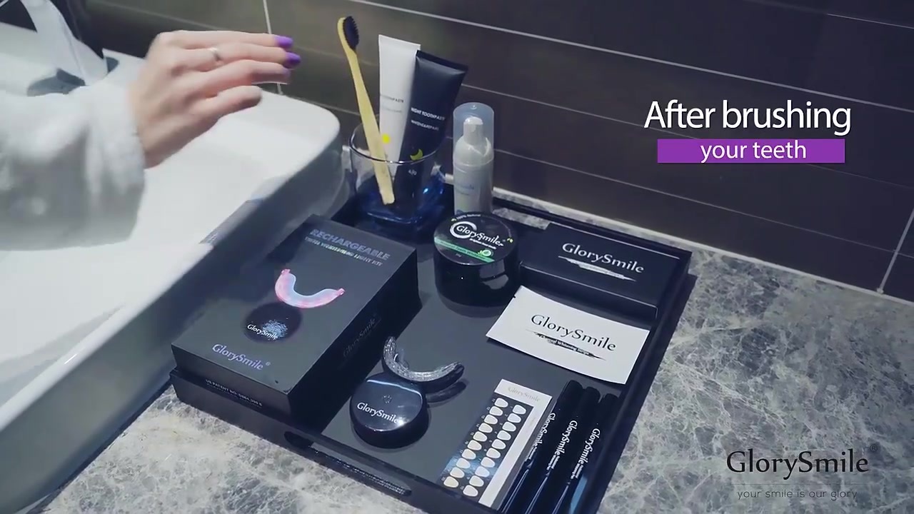 GlorySmaile ホームホワイトニング Glorysmile Home Rechargeable Wireless Teeth Whitening Kit