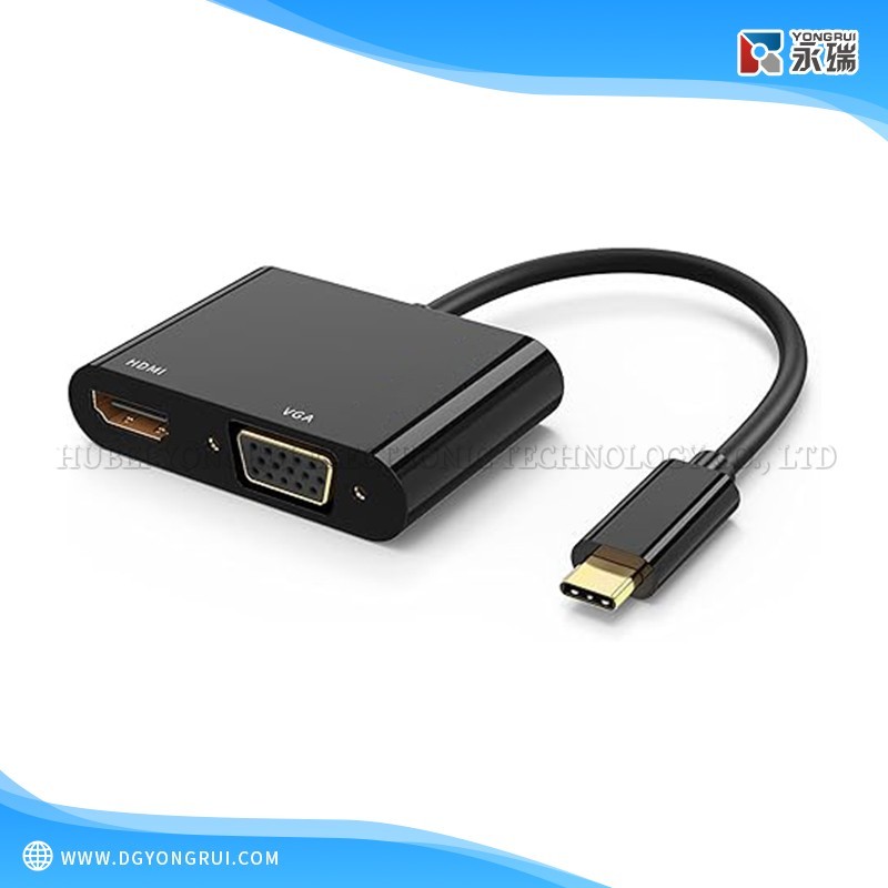 USB C to HDMI VGA Adapter
