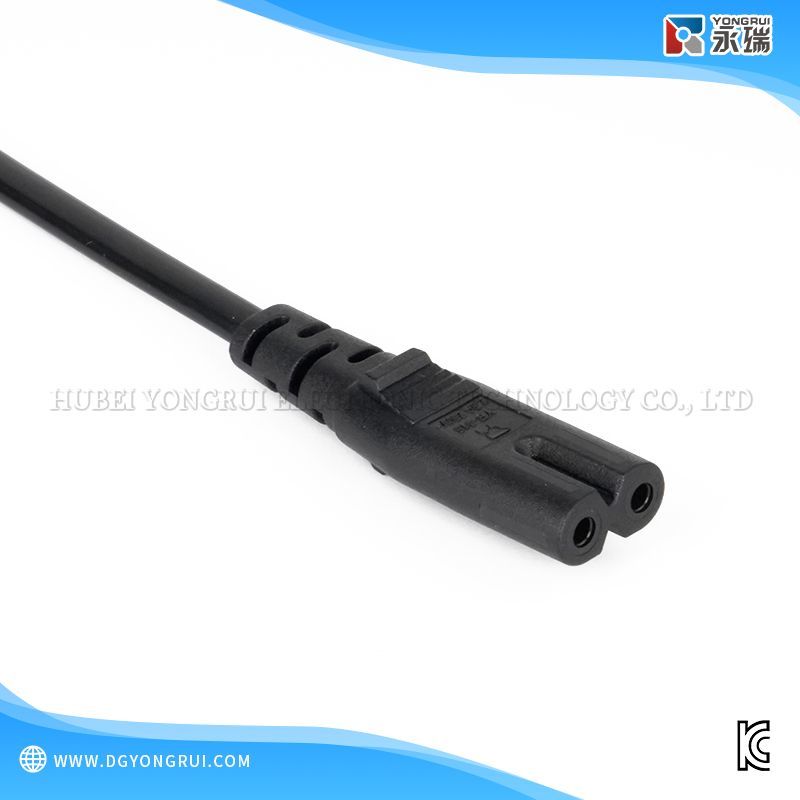 South Korean KC Standard Figure-8 C7 Power Cord Connector