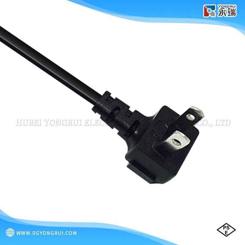 PSE Standard Japanese AC Power Cord 2 Wire Plug