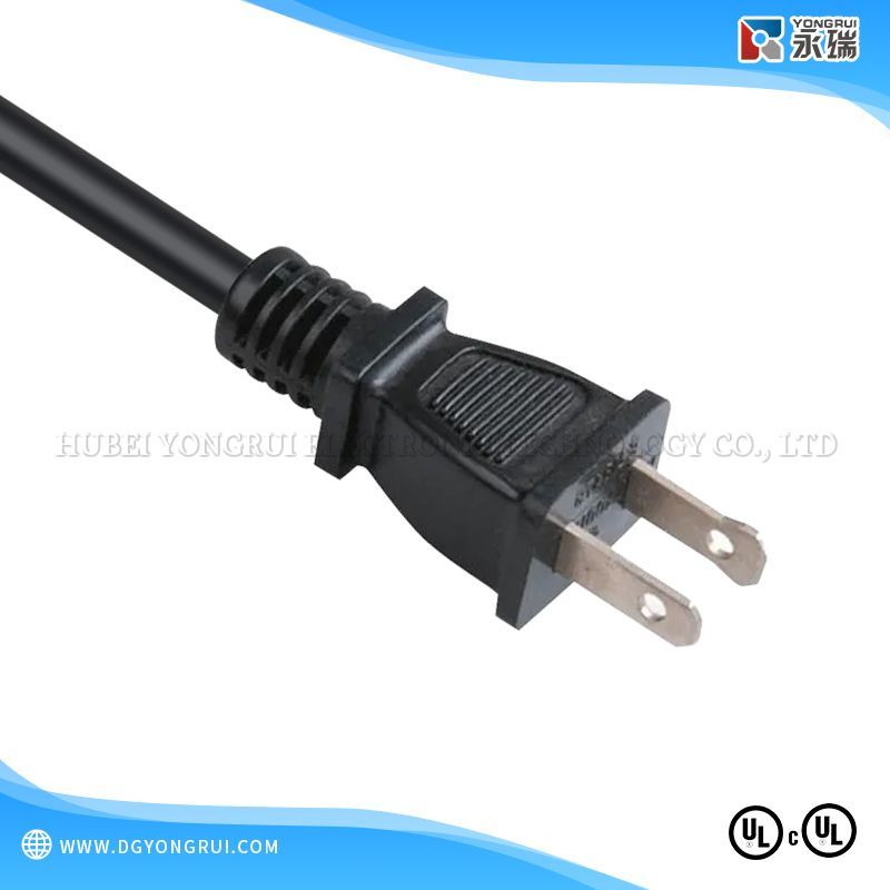 UL America AC Power Cord 2 Pin Plug
