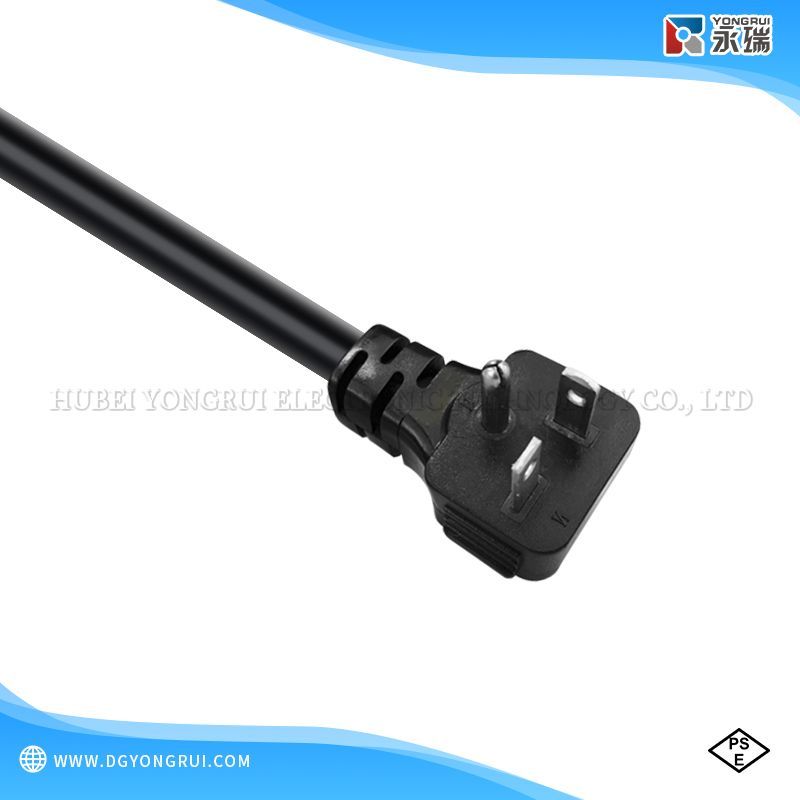 PSE Standard Japanese AC Power Cord 3 Wire Plug