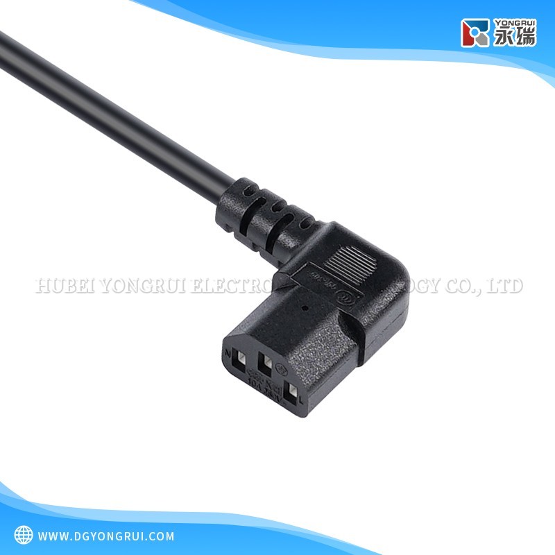 South Korean KC Standard C13 Angled Power Cord Connector