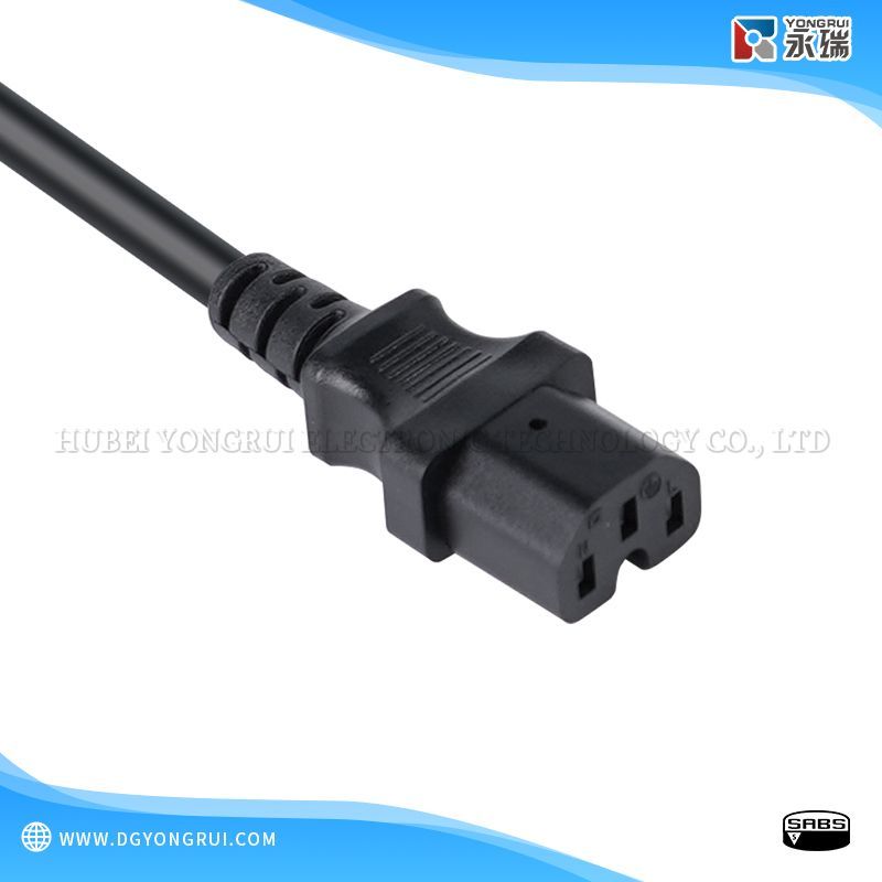 South African SABS Standard C15 Power Cord Connector