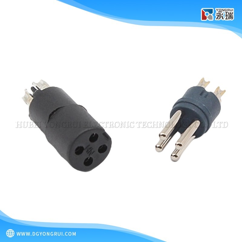 M10-4P Female And Male Connector