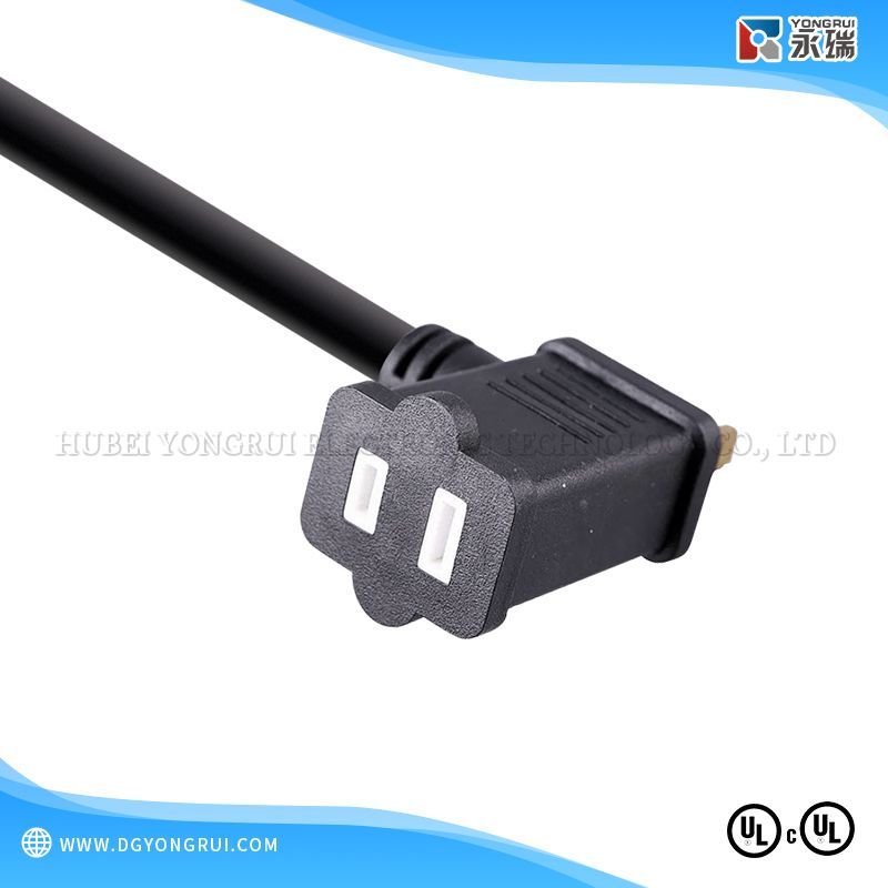 UL America Power Cord NEMA 1-15P Plug