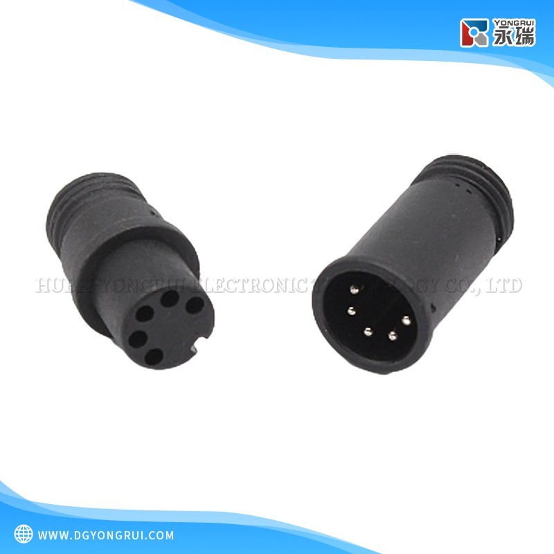 M12-5P Female And Male Connector