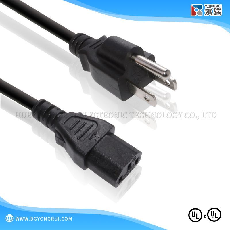UL America 3-Pin Plug With C13 Power Cord Set