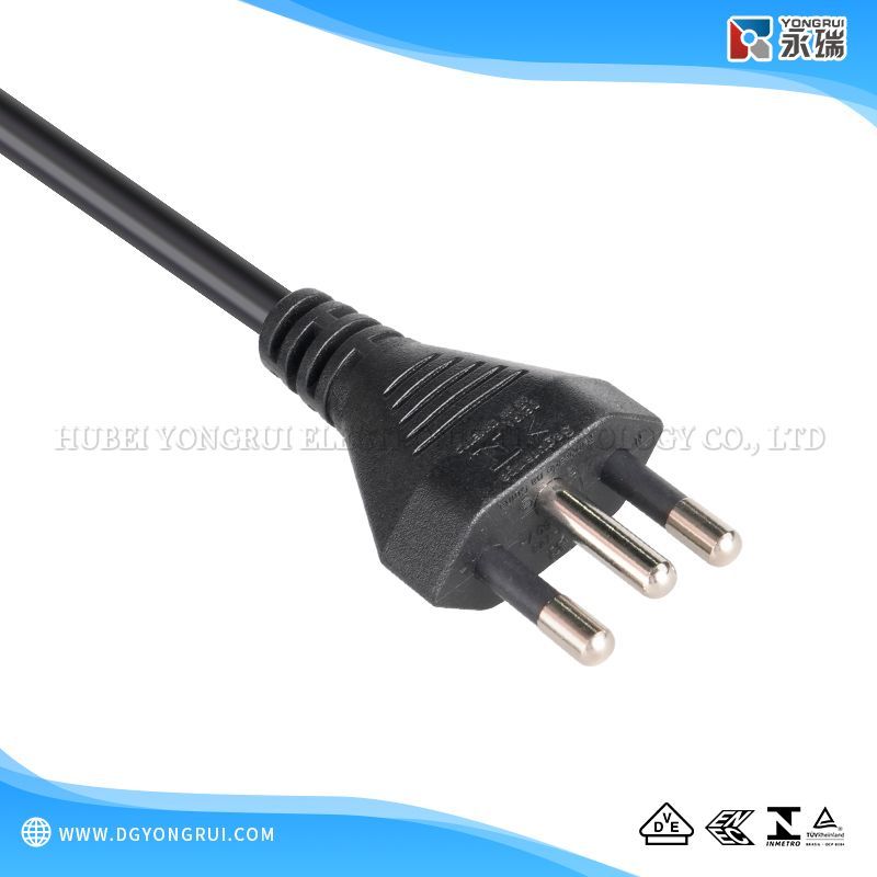 Brazilian INMETRO Standard Type N 20A Power Cord Plug