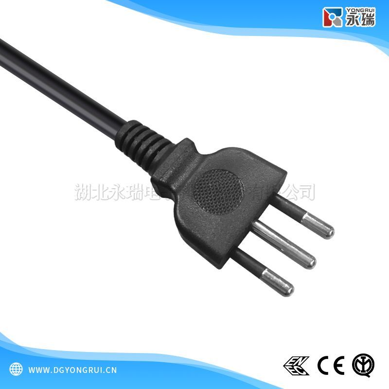 意大利 IMQ 认证 三插 Type L 电源线插头