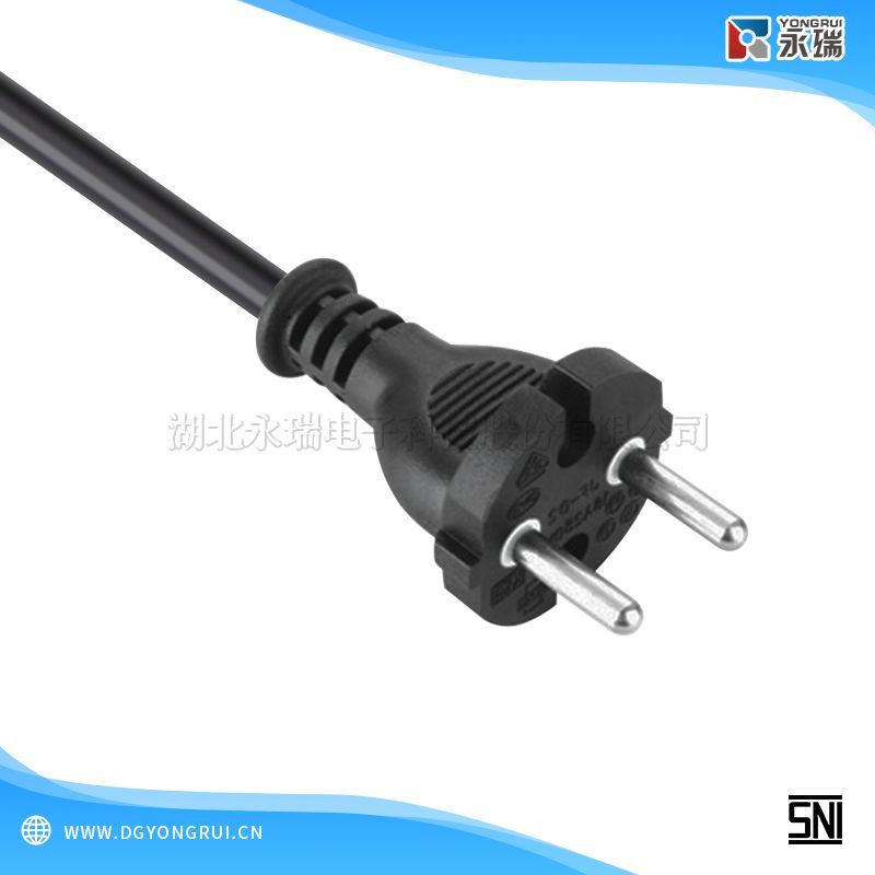 印尼 SNI认证 二插(Type-C) 电源线插头
