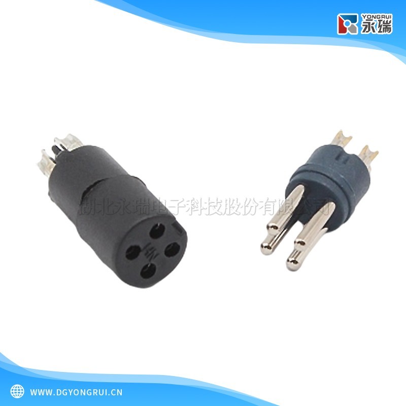 YR-M10-4P 公母插头