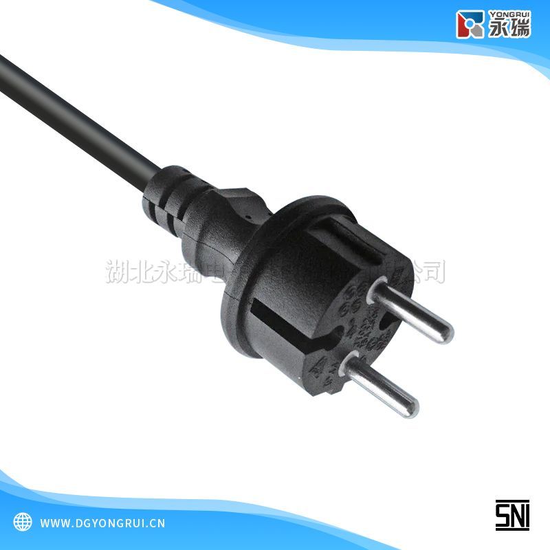 印尼 SNI认证 二插(Type-C) 电源线插头