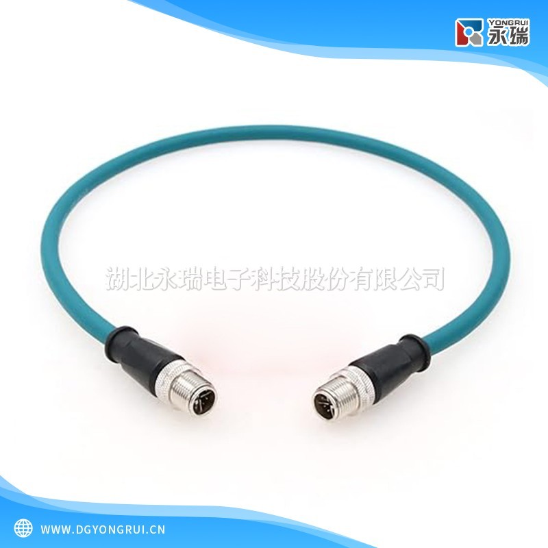 M12 X 编码以太网电缆