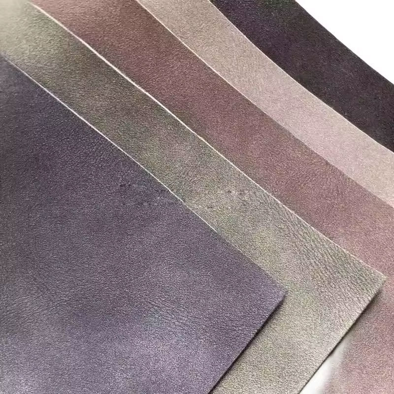 Multicolor Heat-Sensitive PU Artificial Leather Printed Pattern Accessories Decorative Use Hot Stamp Thermo PU Leather Multicolor Heat-Sensitive PU Artificial Leather Printed Pattern Accessories Decorative Use Hot Stamp Thermo PU Leather