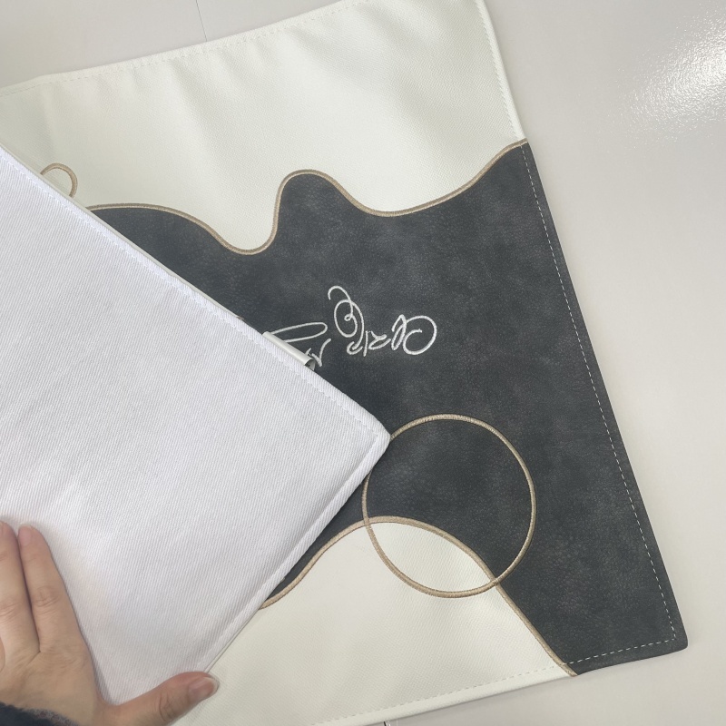 Embroidery Leather Shabbat Challah Cover Rosh Hachana Embroidery Leather Shabbat Challah Cover Rosh Hachana