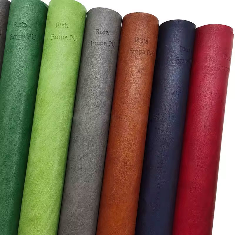 0.7mm Non-Woven Backing PVC Buckram Synthetic Leather Plastic for Book Binding