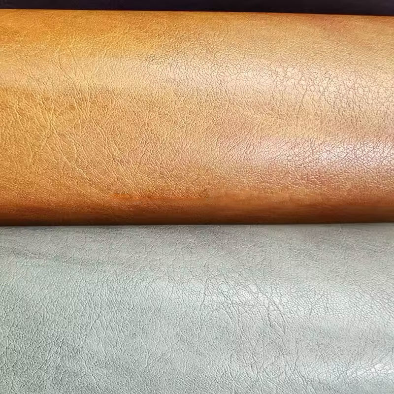 0.7mm Non-Woven Backing PVC Buckram Synthetic Leather Plastic for Book Binding