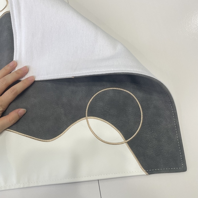 Embroidery Leather Shabbat Challah Cover Rosh Hachana Embroidery Leather Shabbat Challah Cover Rosh Hachana