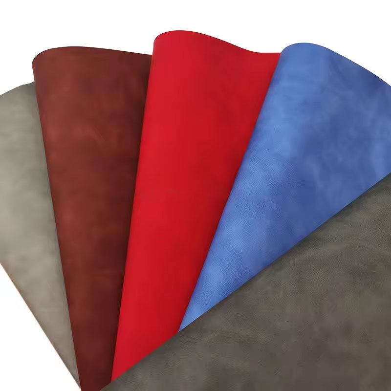0.6mm Thin Thermo PU Synthetic Leather for Packaging Book Binding Material 0.6mm Thin Thermo PU Synthetic Leather for Packaging Book Binding Material
