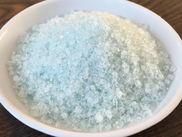 Semi-white crystal frit